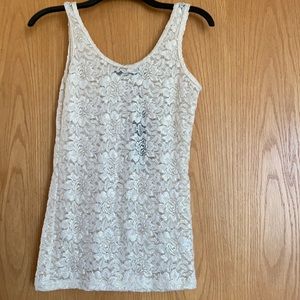 Lace camisole by BKE Boutique.  Gold.  Size medium.